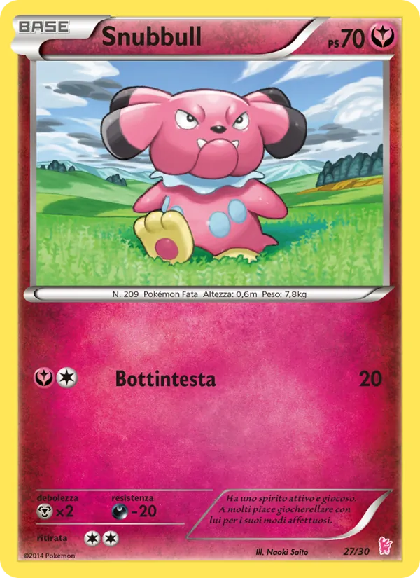 Snubbull (XY trainer Kit (Sylveon) #27/30)