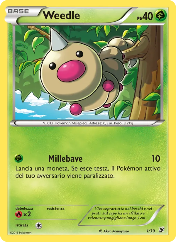 Weedle (Benvenuti a Kalos #1/39)