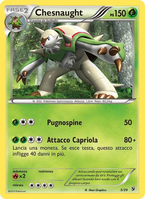 Chesnaught (Benvenuti a Kalos #5/39)