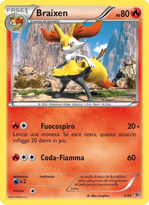 Braixen (Benvenuti a Kalos #9/39)