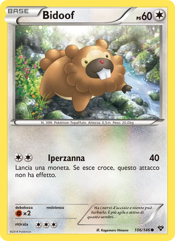 Bidoof (XY #106/146)