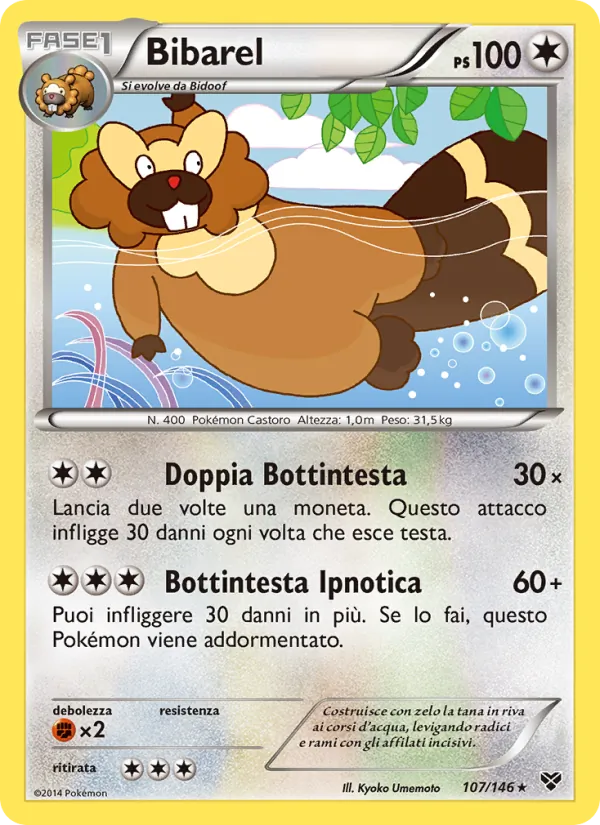 Bibarel (XY #107/146)