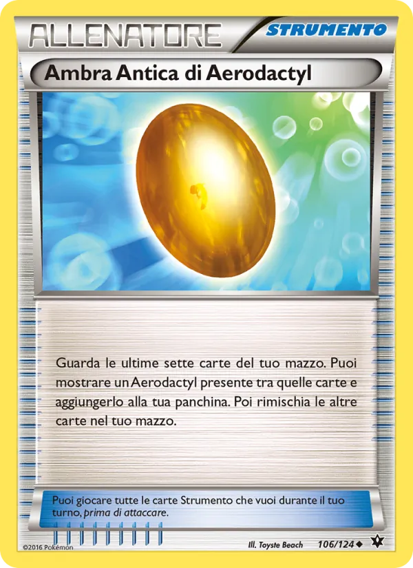Ambra Antica di Aerodactyl (Destini Incrociati #106/124)
