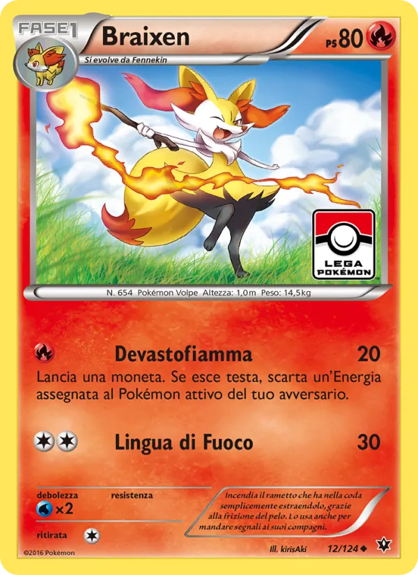 Braixen (Fates Collide #12/124)