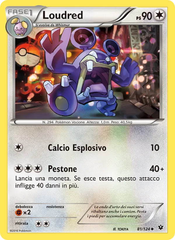Loudred (Destini Incrociati #81/124)