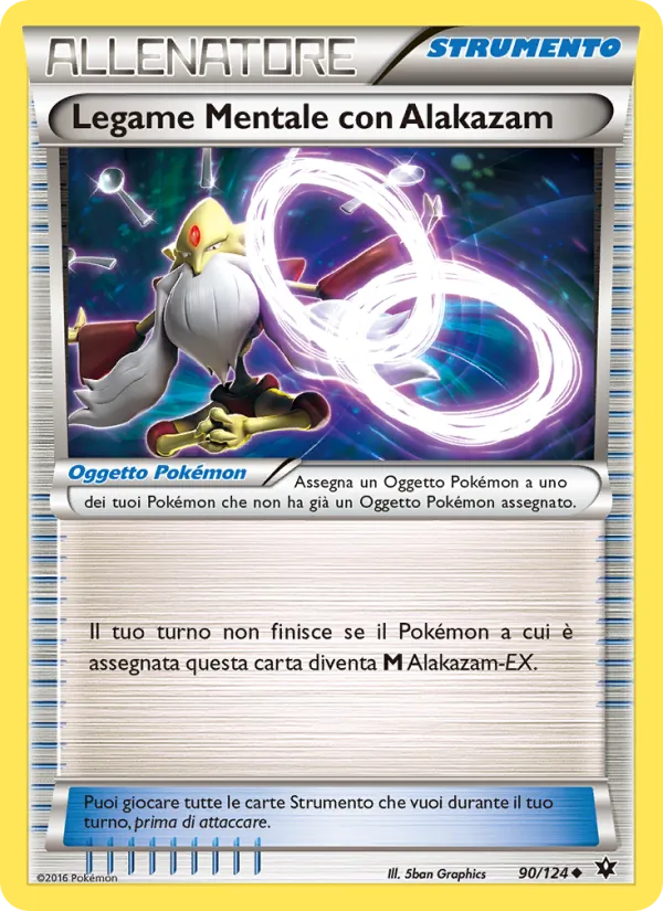Legame Mentale con Alakazam (Destini Incrociati #90/124)