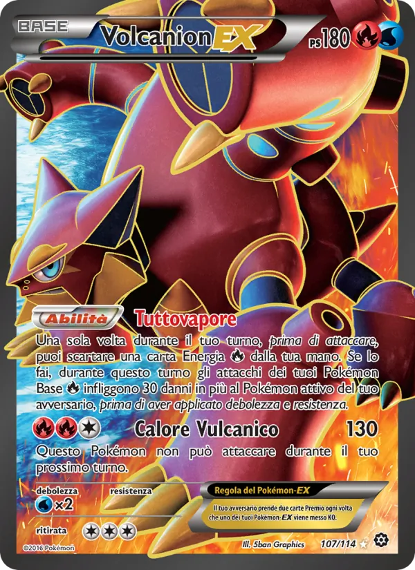 Volcanion EX (Vapori Accesi #107/114)
