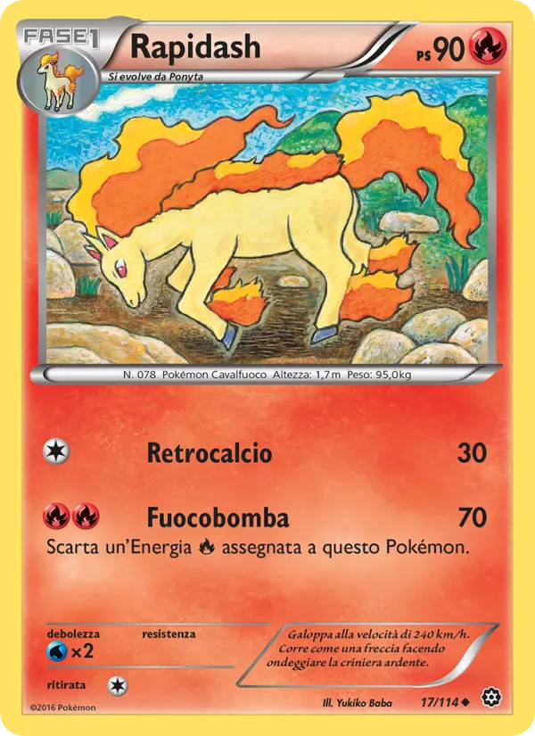 Rapidash (Steam Siege #17/114)