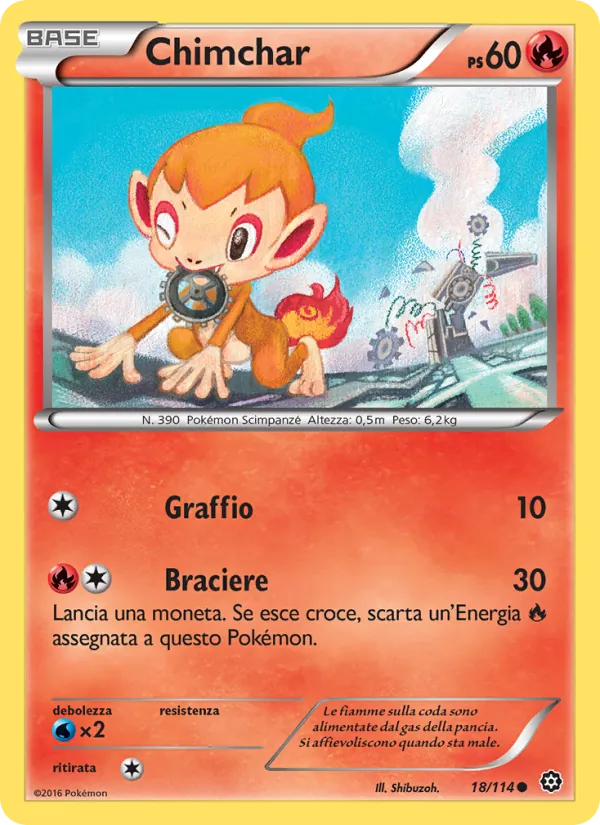 Chimchar (Steam Siege #18/114)