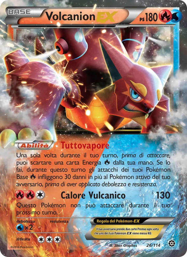Volcanion EX (Vapori Accesi #26/114)