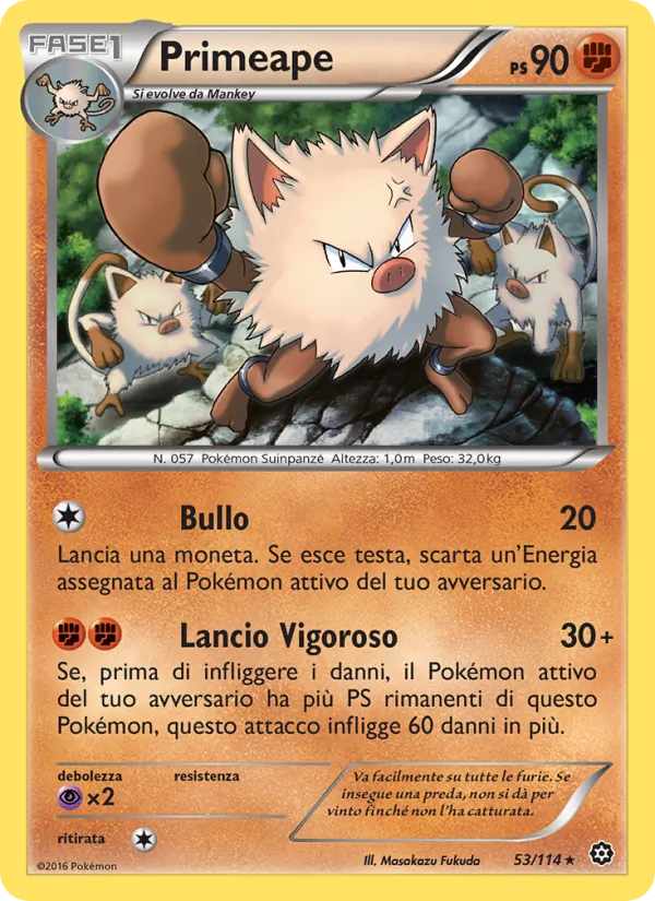 Primeape (Steam Siege #53/114)