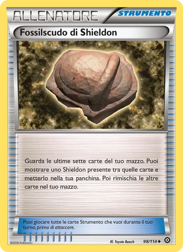 Fossilscudo di Shieldon (Vapori Accesi #98/114)