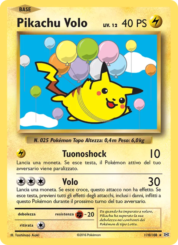 Pikachu Volo (Evoluzioni #110/108)