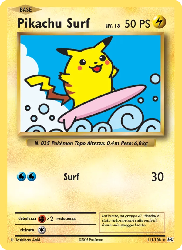 Pikachu Surf (Evoluzioni #111/108)