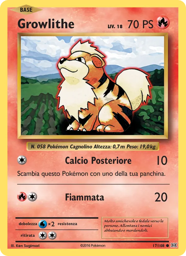 Growlithe (Evolutions #17/108)