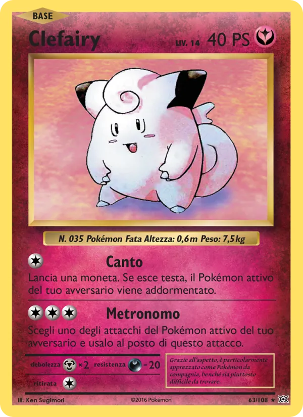 Clefairy (Evoluzioni #63/108)