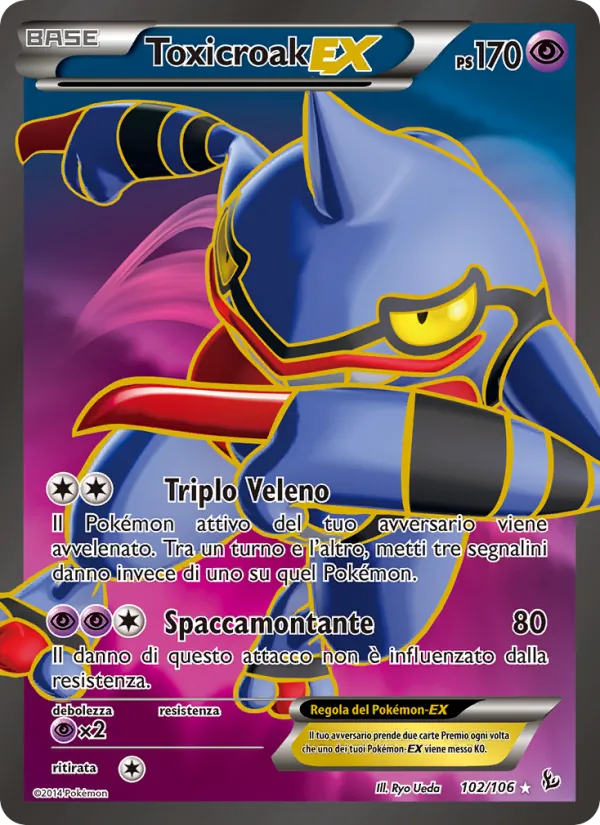 Toxicroak EX (Fuoco Infernale #102/106)