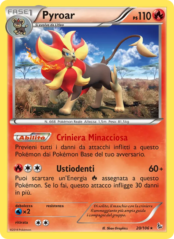 Pyroar (Fuoco Infernale #20/106)
