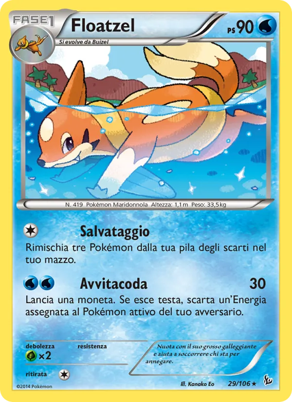 Floatzel (Flashfire #29/106)