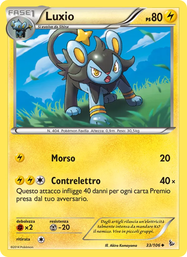 Luxio (Fuoco Infernale #33/106)