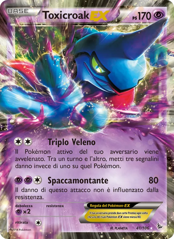 Toxicroak EX (Flashfire #41/106)