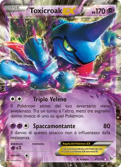 Toxicroak EX (Fuoco Infernale #41/106)