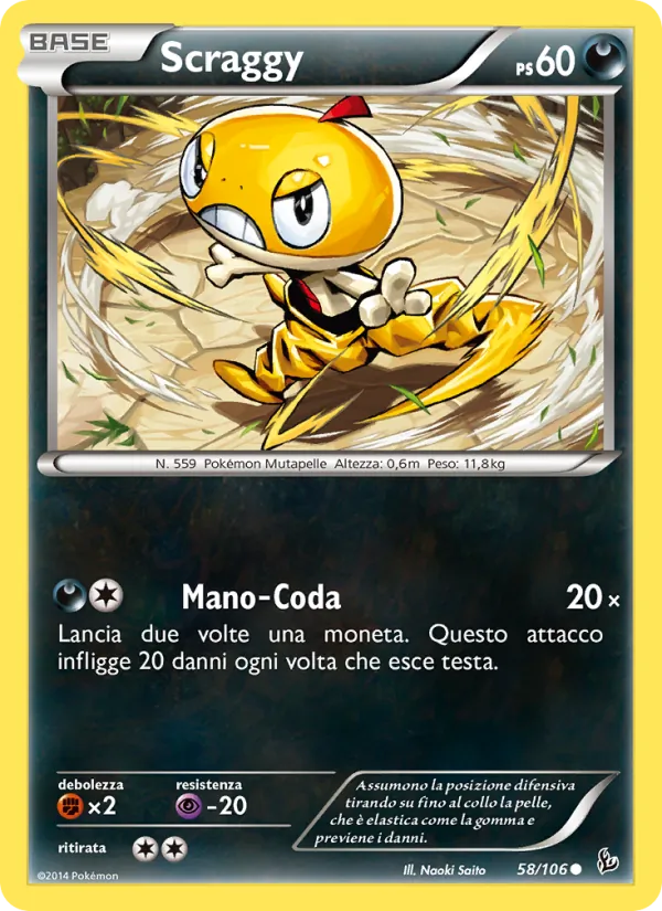 Scraggy (Flashfire #58/106)