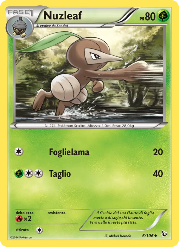Nuzleaf (Fuoco Infernale #6/106)