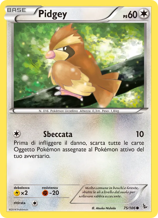 Pidgey (Flashfire #75/106)