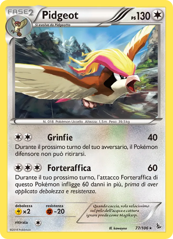 Pidgeot (Flashfire #77/106)