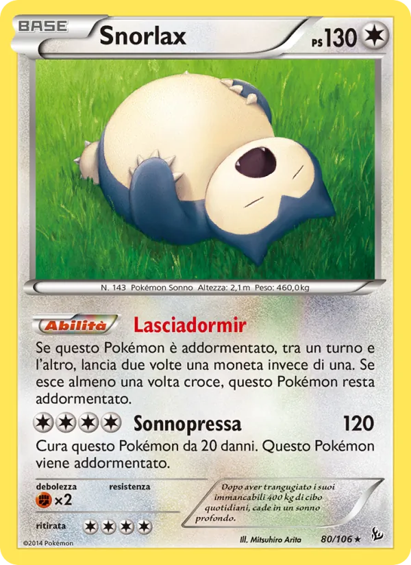 Snorlax (Flashfire #80/106)