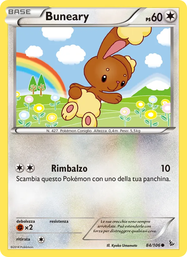 Buneary (Flashfire #84/106)
