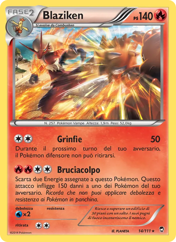 Blaziken (Furious Fists #14/111)
