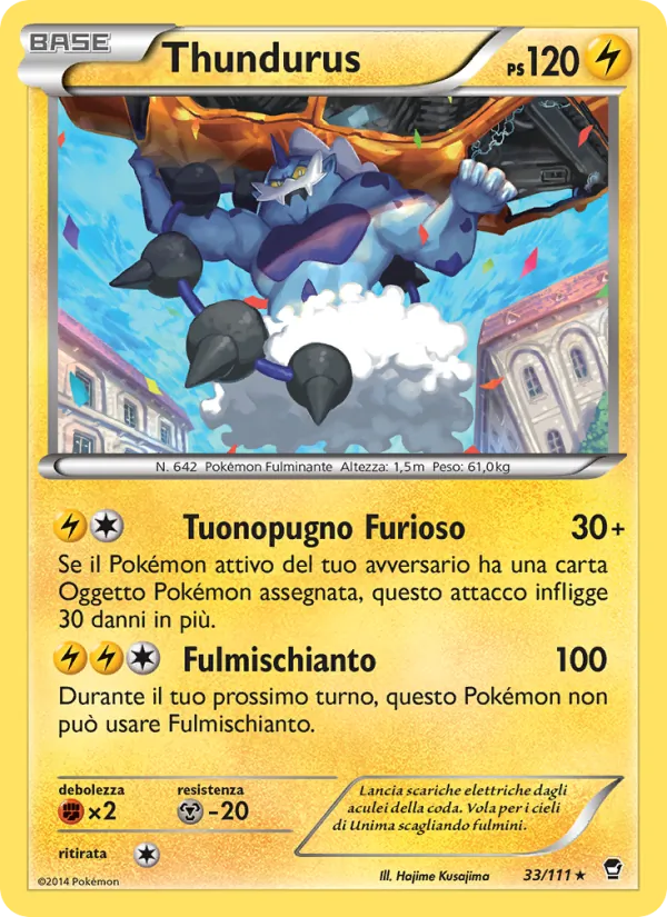 Thundurus (Furious Fists #33/111)