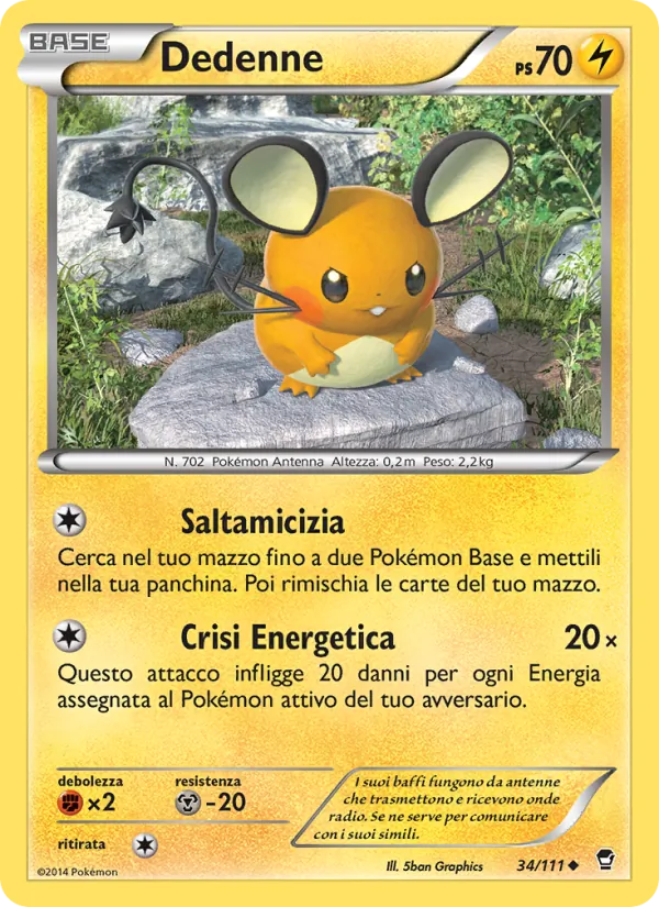 Dedenne (Colpi Furiosi #34/111)