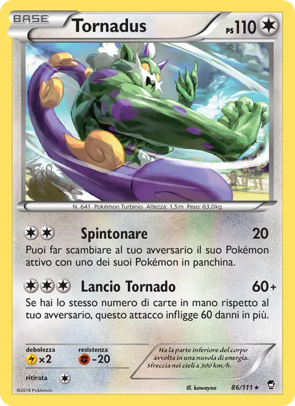 Tornadus (Furious Fists #86/111)