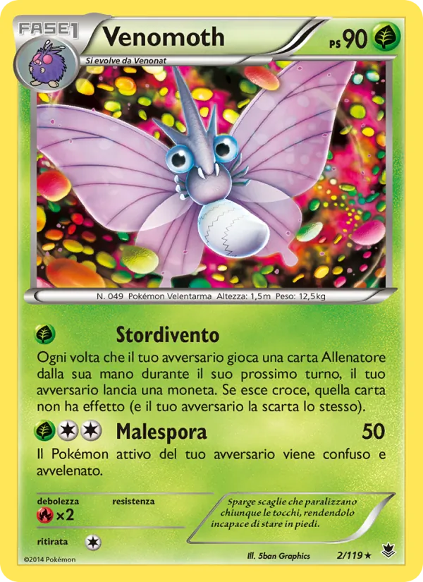 Venomoth (Forze Spettrali #2/119)