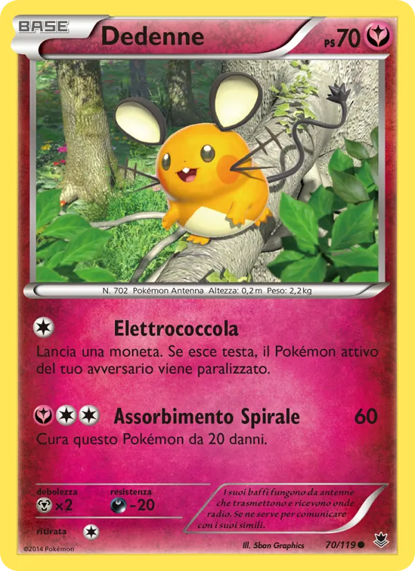 Dedenne (Forze Spettrali #70/119)