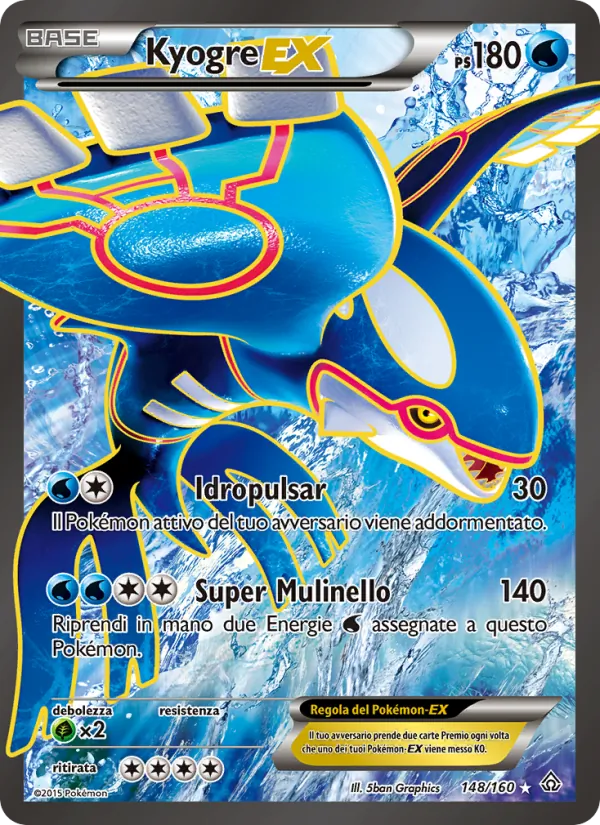 Kyogre EX (Scontro Primordiale #148/160)