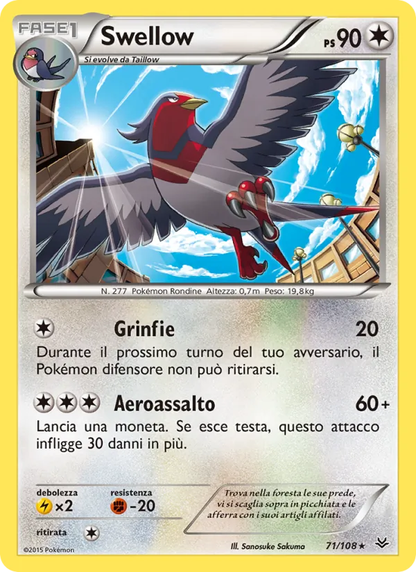 Swellow (Roaring Skies #71/108)