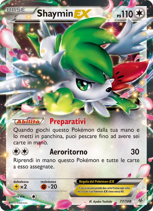 Shaymin EX (Furie Volanti #77/108)