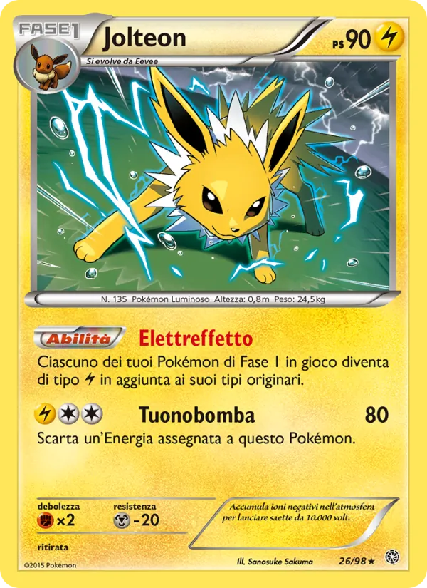 Jolteon (Antiche Origini #26/98)