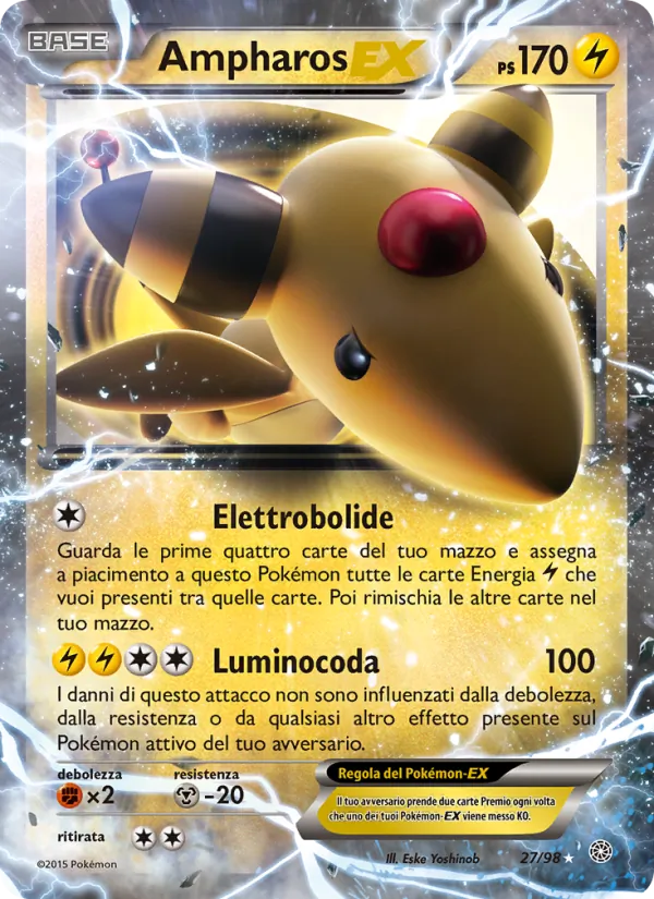 Ampharos EX (Antiche Origini #27/98)