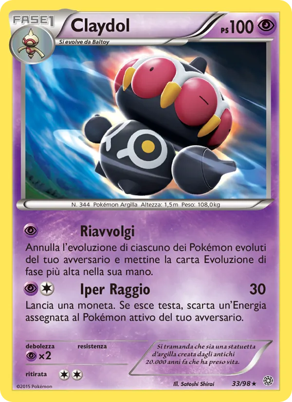Claydol (Antiche Origini #33/98)