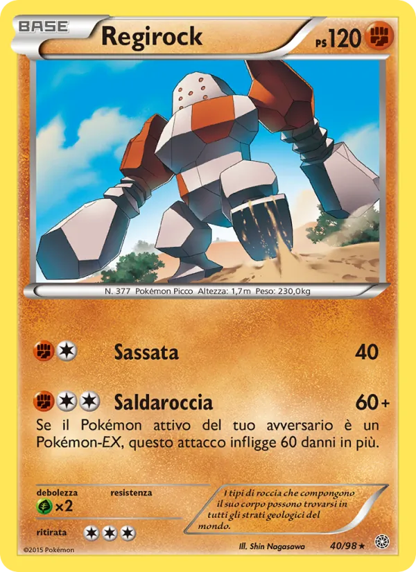 Regirock (Antiche Origini #40/98)
