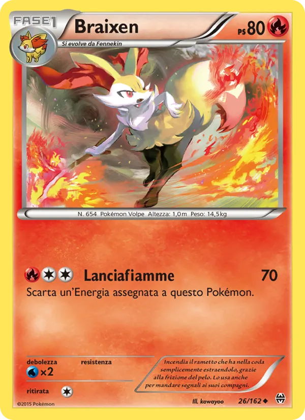 Braixen (Turbo Blitz #26/162)