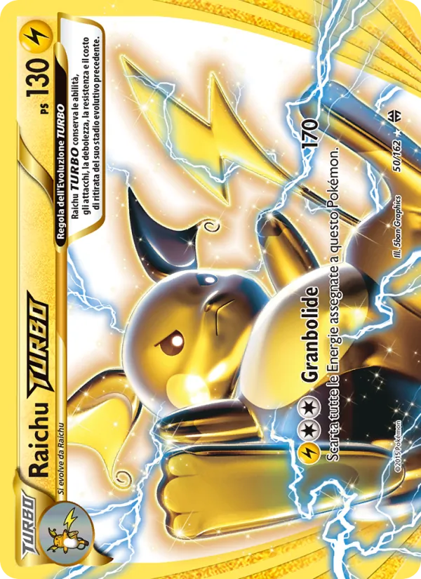 Raichu TURBO (Turbo Blitz #50/162)