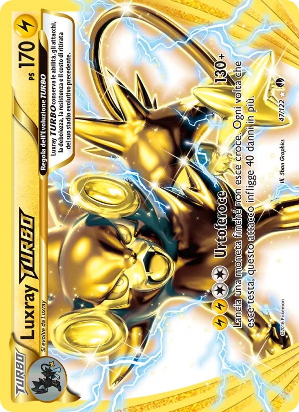 Luxray TURBO (Turbo Crash #47/122)