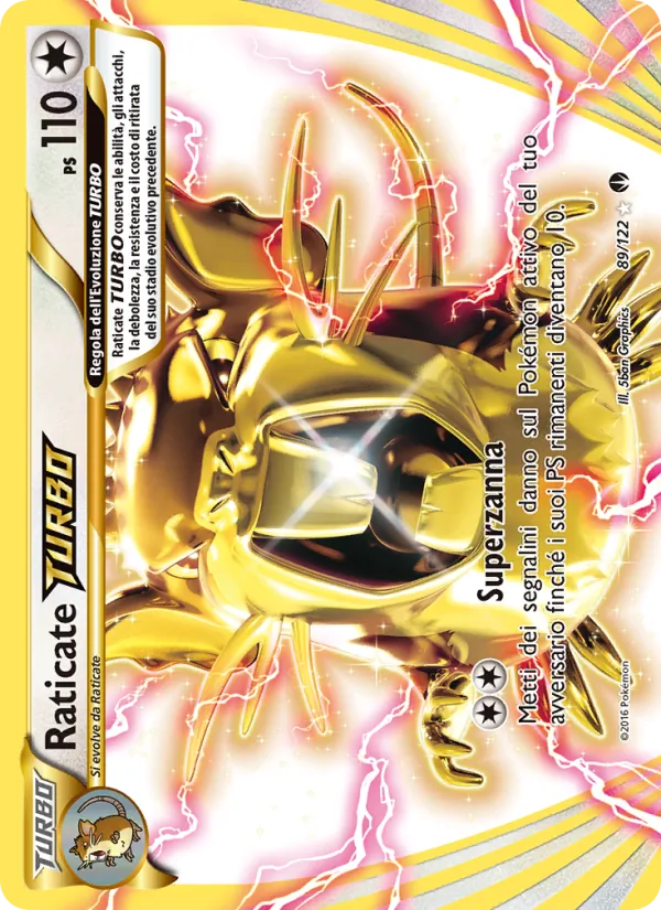 Raticate TURBO (Turbo Crash #89/122)