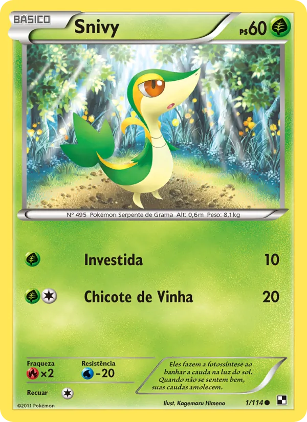 Snivy (Black & White #1/114)